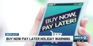 Buy now, pay later holiday warning