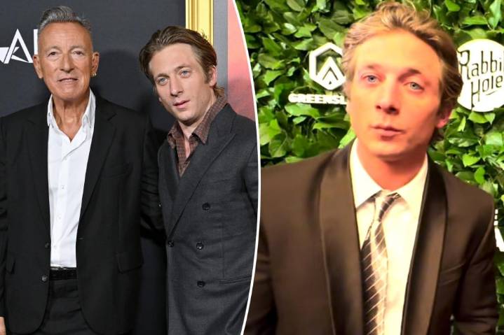 Exclusive | Jeremy Allen White reveals Bruce Springsteen texted him 'almost every night' while filming biopic