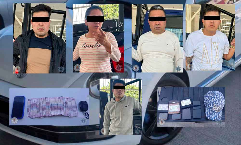 CINCO DETENIDOS POR ROBAR CON VIOLENCIA A UNA CUENTAHABIENTE EN LEÓN; SON DEL ESTADO DE MÉXICO