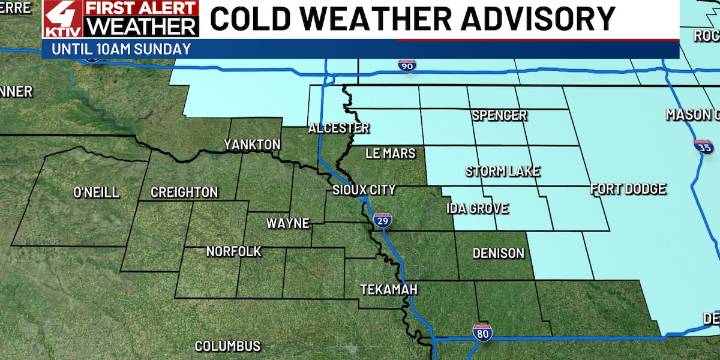 FIRST ALERT WEATHER NIGHT: Dangerously cold wind chills Saturday night