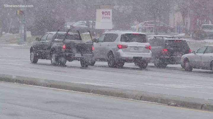 Hampton Roads braces for another round of wintry weather