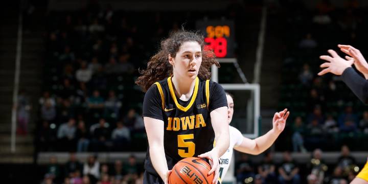 Heiden scores 17, No. 12 Iowa women beat Rutgers 79
