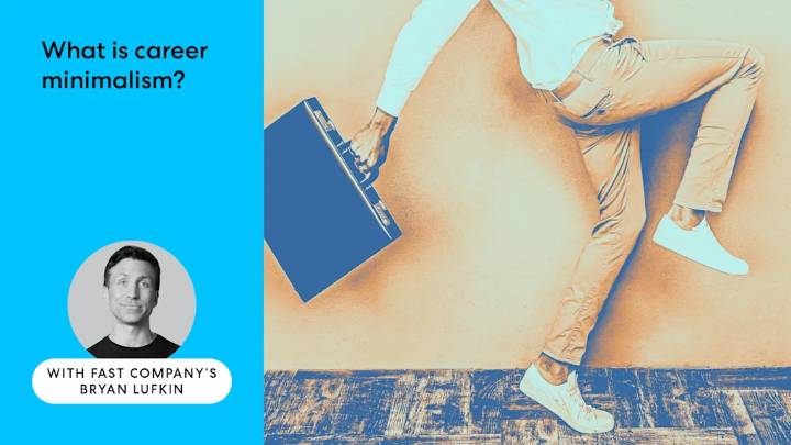 Are you lazy or just a career minimalist?  