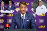 Lane Kiffin laments not getting to finish Ole Miss business in LSU introduction