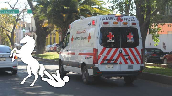 Menor resulta lesionada tras caída de caballo en ejido Benito Juárez