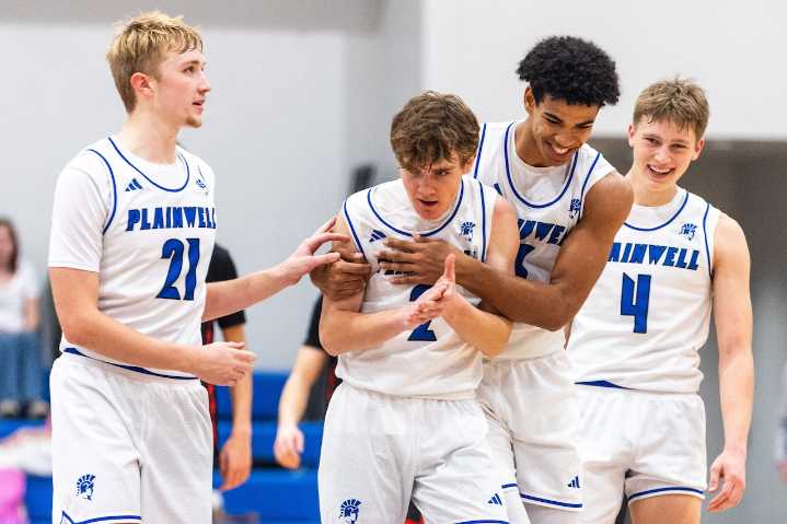 See our 12 favorite photos as Plainwell claims gritty win against Paw Paw in boys hoops