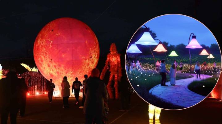 Un kilómetro de luz y fantasía, y la pista de hielo más grande del país, están en Bogotá