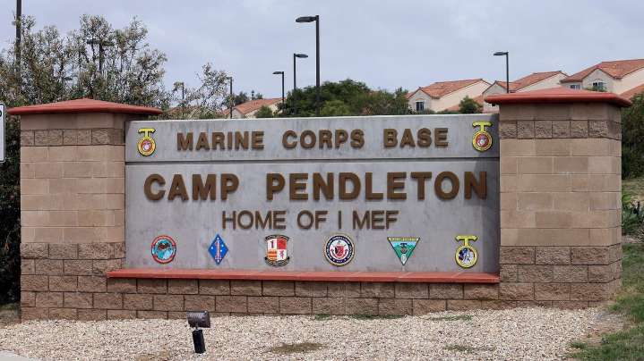 Marine dies in training exercise at Camp Pendleton
