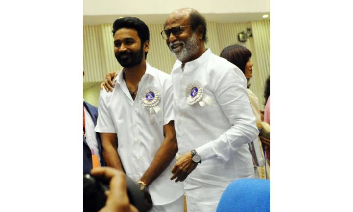 Dhanush says 'Happy birthday Thalaiva' as Rajinikanth turns 75