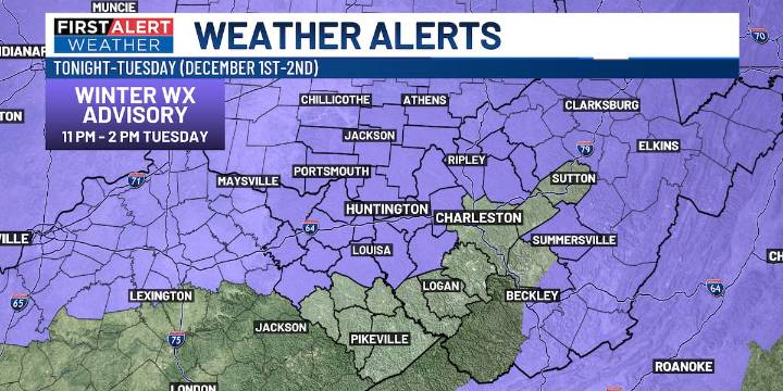 First Alert Weather: Chilly Monday ahead of wintry mess coming Tuesday