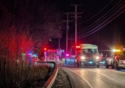 Six-year-old stable after vicious stabbing; woman arrested