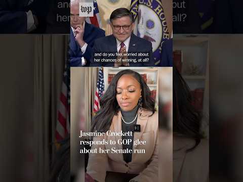 Jasmine Crockett responds to GOP glee about her Senate run