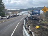Crash Near Hood Canal Bridge Shuts Down Traffic, Cancels Tuesday Night Games