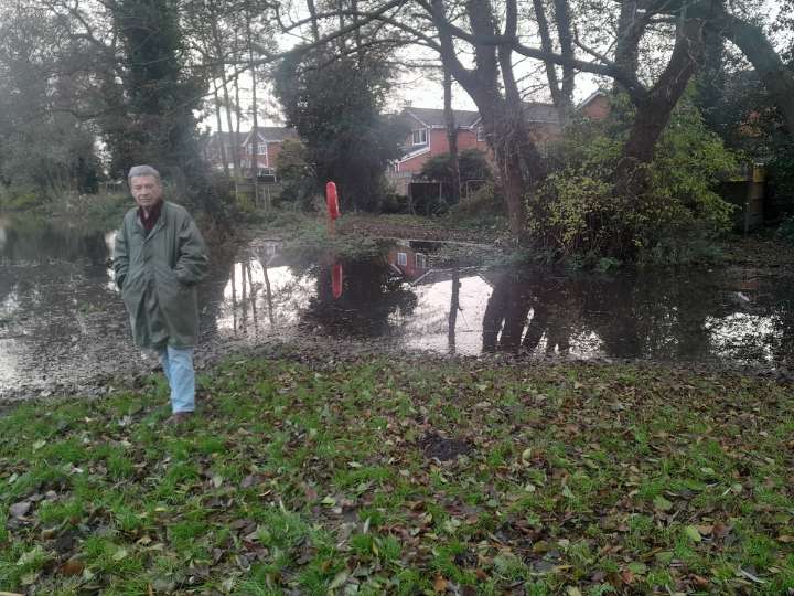 Council ‘steps up’ to tackle flooding of gardens near Newport 'despite dispute'