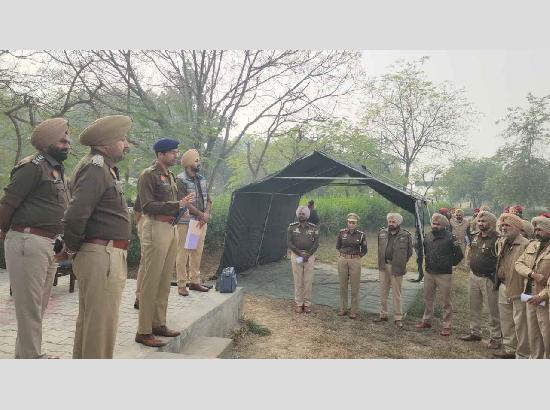 Sri Muktsar Sahib Police on high alert ahead of Block Samiti and Zila Parishad Polls; Watch Video