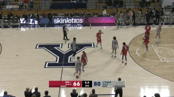 Mullin's 22 help Yale knock off UIC 80