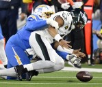 Eagles quarterback Jalen Hurts was the centerpiece of 9 seconds of mayhem against Chargers