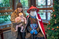 Asian Santa lands in Portland, with ‘fierce’ eyebrows and an ox cart