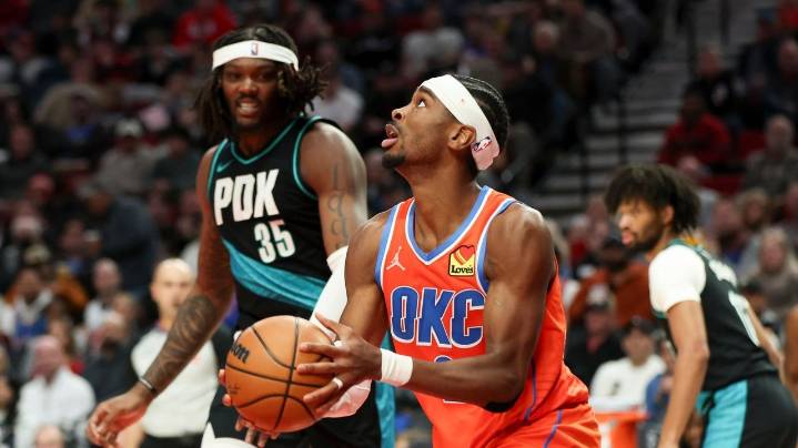 Gilgeous-Alexander scores 26, Thunder hold on to beat Trail Blazers 123