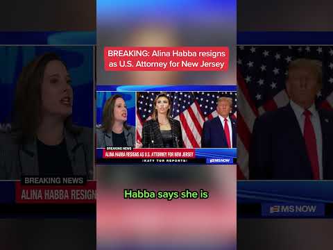 BREAKING: Alina Habba resigns as U.S. Attorney for New Jersey