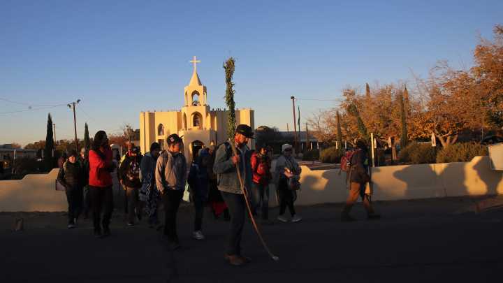 Journey to Tortugas Mountain with pilgrims in the annual pilgrimage