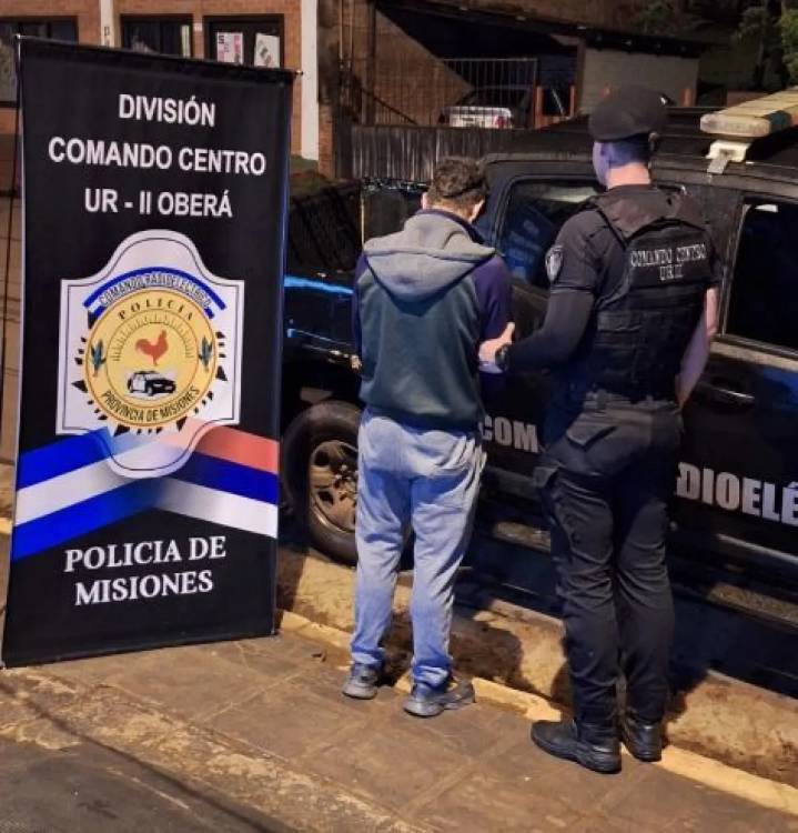Oberá: detenido por robar y por acosar a dos hermanas