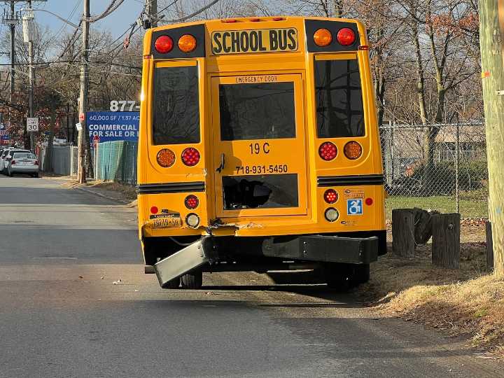School bus and tow truck collide in Charleston on Staten Island