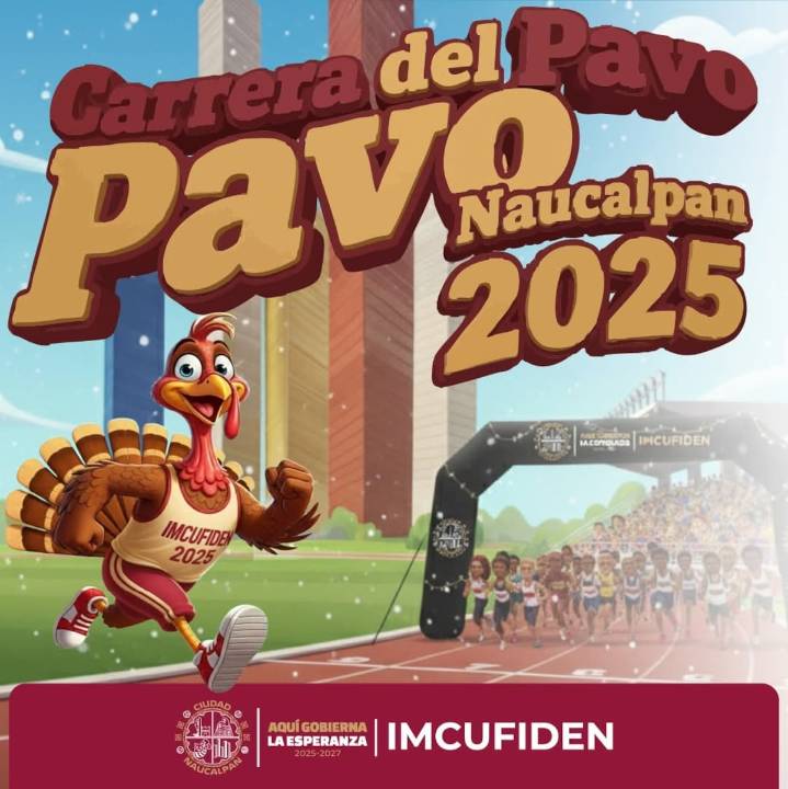 ¡Todo listo para la Carrera del Pavo Naucalpan 2025!