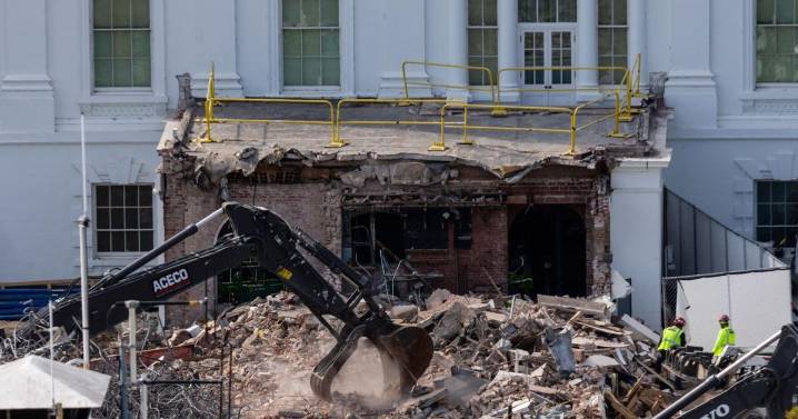 Historic preservation group sues over Trump’s White House ballroom plans