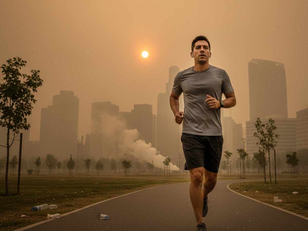La contaminación en el aire disminuye los beneficios del ejercicio para la salud, según estudio