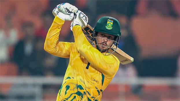 Quinton de Kock show in New Chandigarh; South Africa post huge total in second T20I