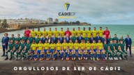 La foto oficial del Cádiz, en Calachica