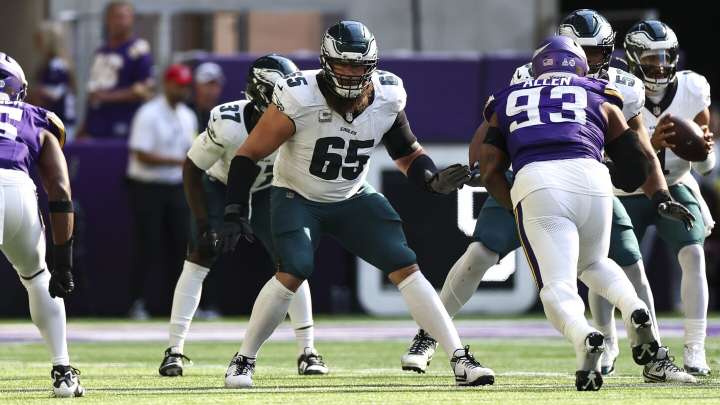Lane Johnson plans to practice this week, could play Saturday vs. Commanders