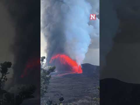Huge Lava Fountain Erupts From Kilauea In Hawaii