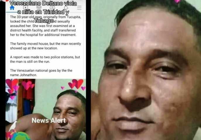 A presunto abusador de niña deltana en Trinidad, lo buscan hasta debajo de las piedras