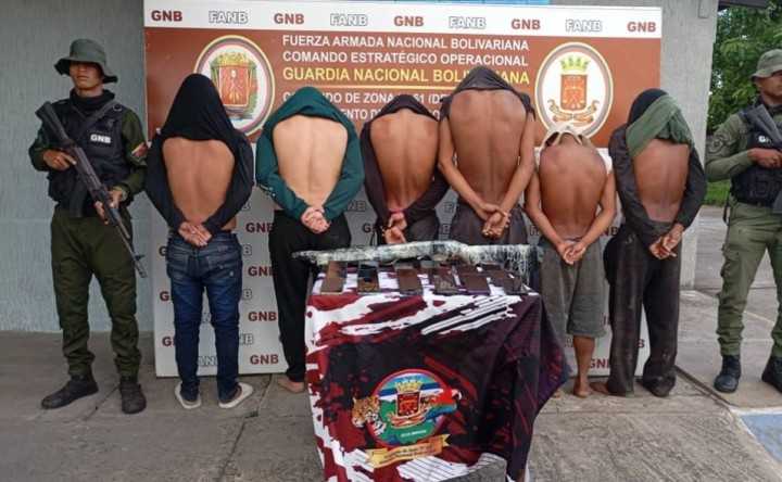 GNB detuvo a 6 presuntos tratantes de personas en El Caigual