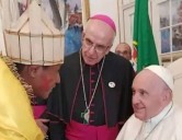 El día en el que un warao de Araguaimujo interactuó con el Papa Francisco