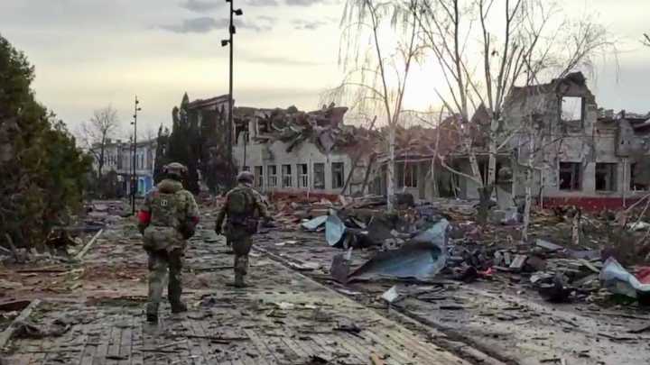 Putin visits Kursk just 35 miles from Ukraine for first time since recapturing territory with waves of suicide missions