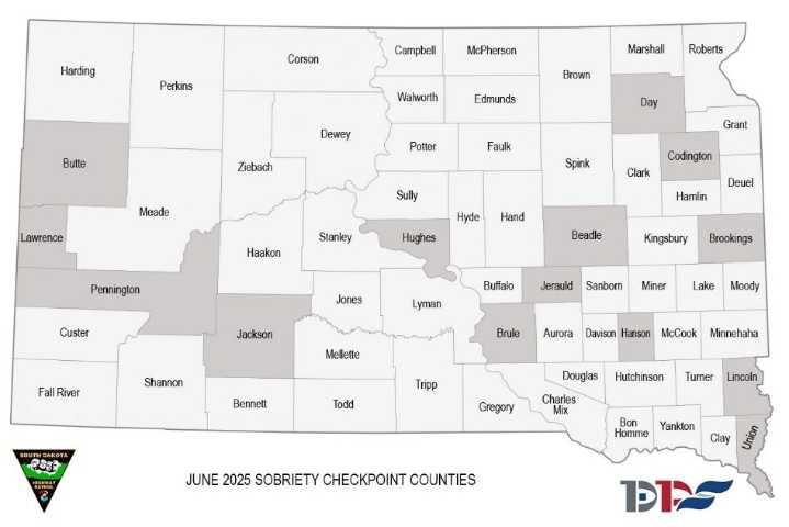 Highway Patrol Announces June Sobriety Checkpoints