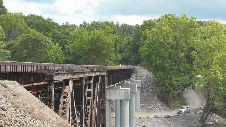 Norfolk Southern celebrates "a major milestone," reopens freight into Asheville