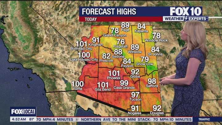 Arizona weather forecast: Temps warming up throughout the week in Phoenix