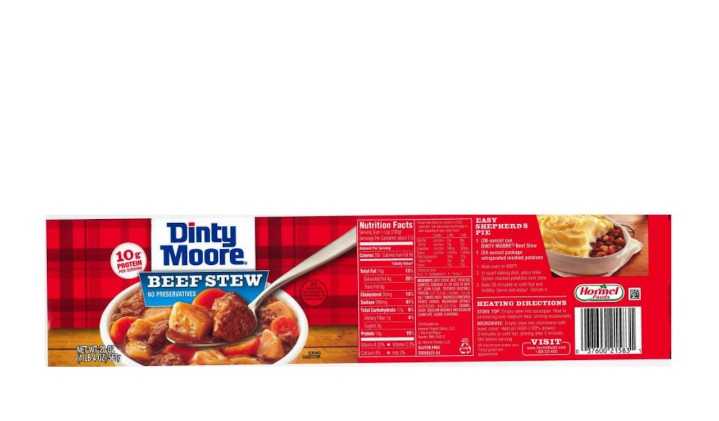 Over 256K pounds of beef stew recalled for potential wood contamination