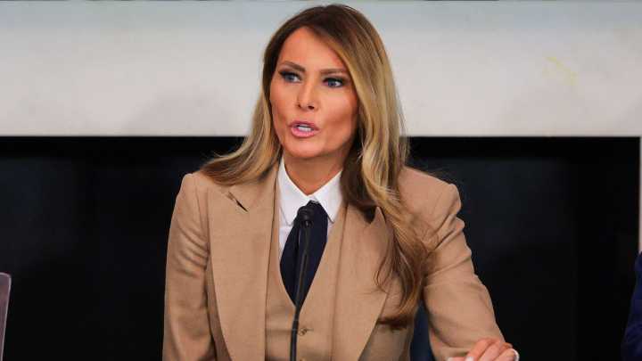 Melania Trump is forced to shut down a 'completely false' conspiracy theory about Barron after trolls targeted first son