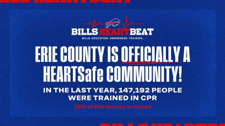 Erie County announced as HEARTSafe community for widespread CPR training and AED access