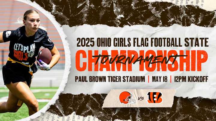 Browns girls high school flag football teams to compete in inaugural Ohio Girls Flag State Championship