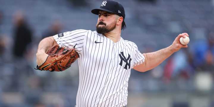 Carlos Rodón pitches 6 scoreless innings as Yankees beat Rangers