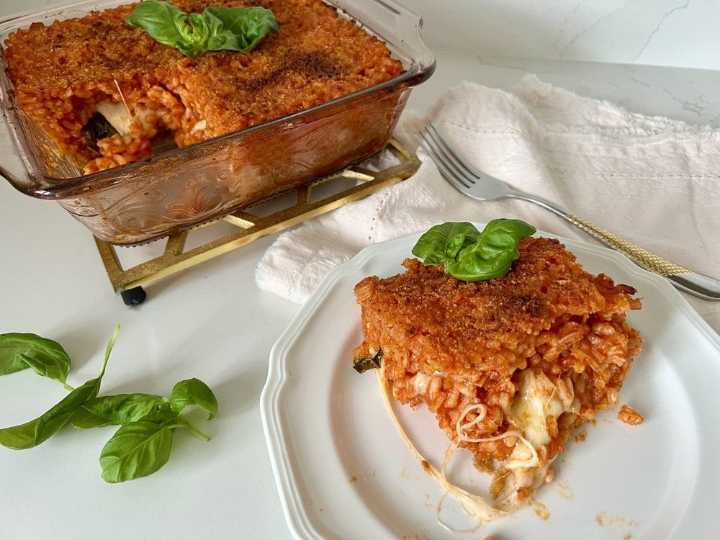 Recipe: Rich baked risotto offers plenty of cheesy goodness