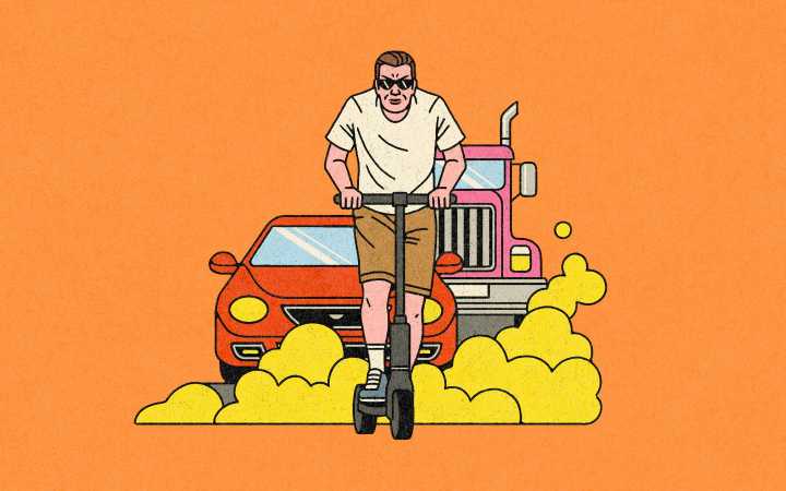 Meanwhile, in Texas: If Life Is a Highway, He Wants to Scoot It