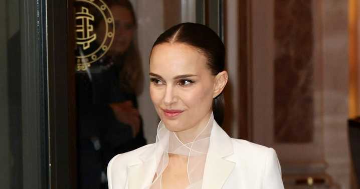 Natalie Portman's Semi-Sheer Dior Dress Could Double as a Wedding Gown