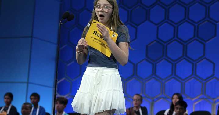 AP PHOTOS: Top young spellers compete in 100th Scripps National Spelling Bee